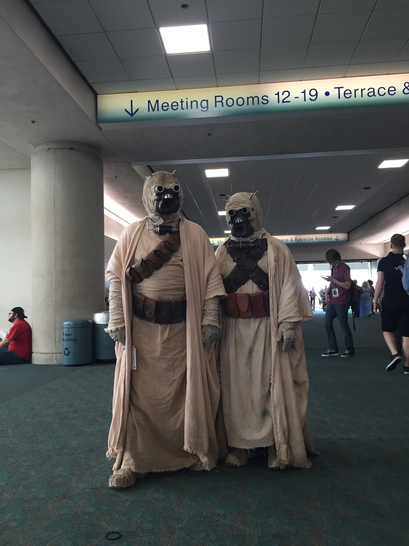 Aren’t Tusken Raiders meant to walk in file?